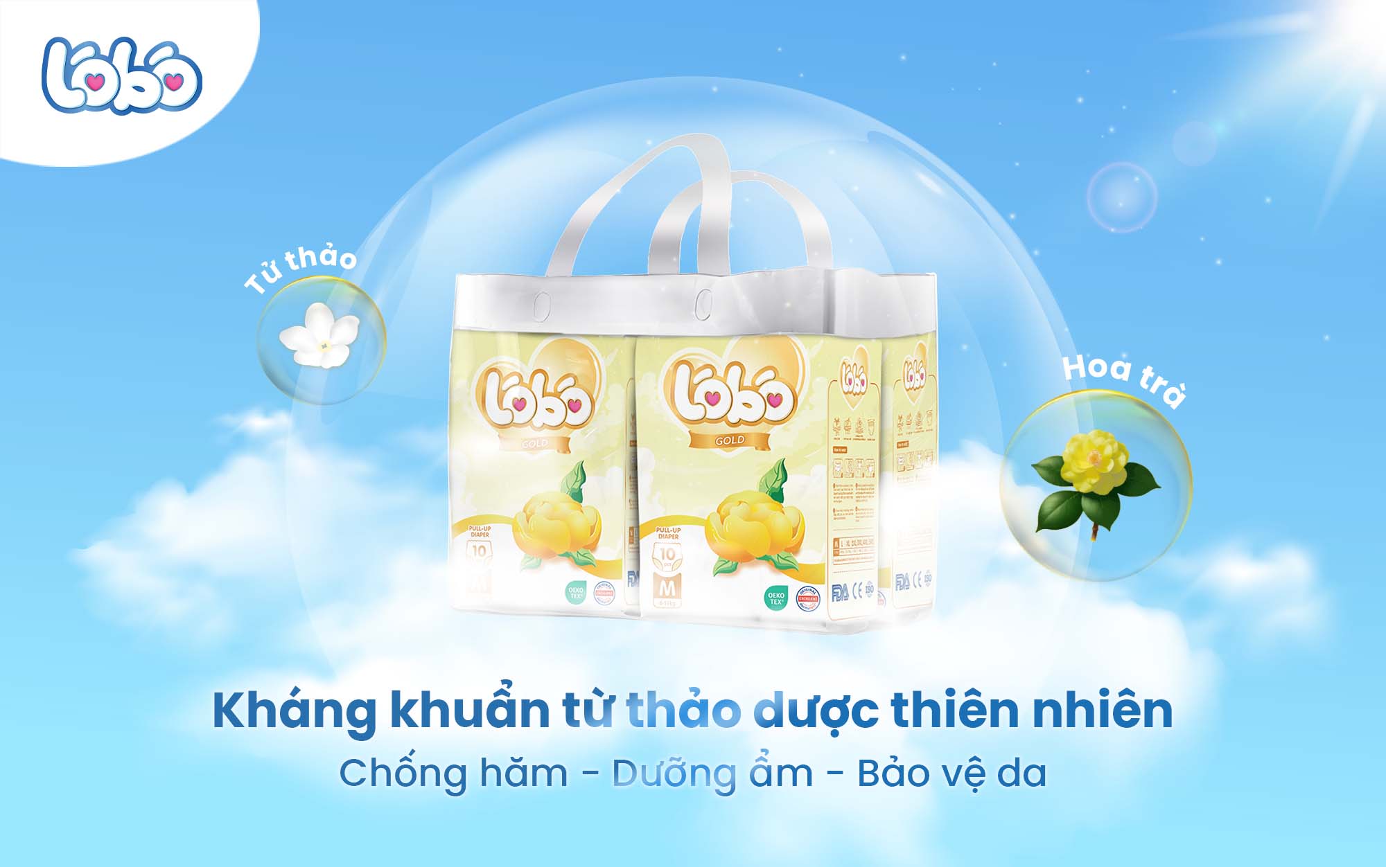 Tinh chất thảo dược kháng khuẩn hiệu quả cho bé yêu